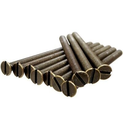 Antique Brass 50mm Screws - Bag of 100