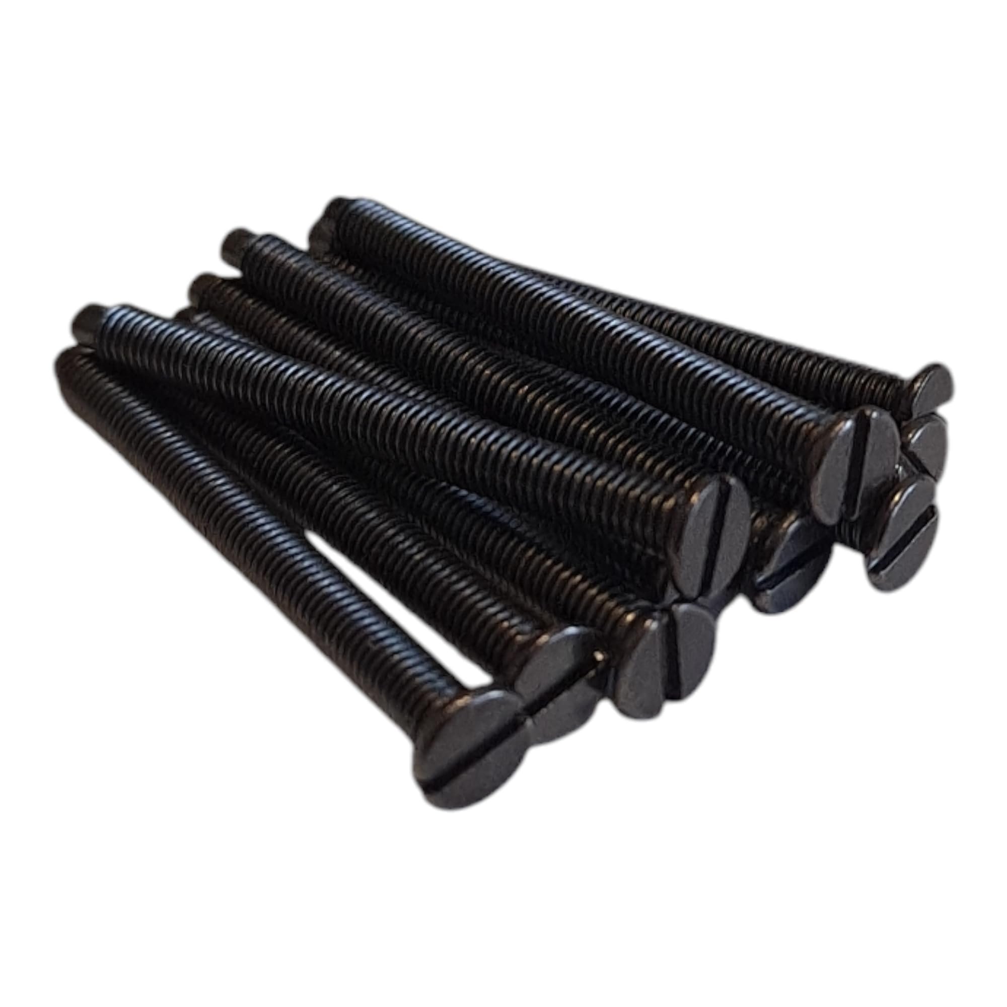Black Metal 50mm Screws - Bag of 100