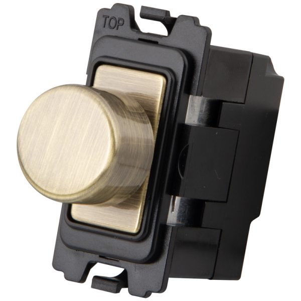 Antique Brass 2 Way Dummy Grid Dimmer 3060-029
