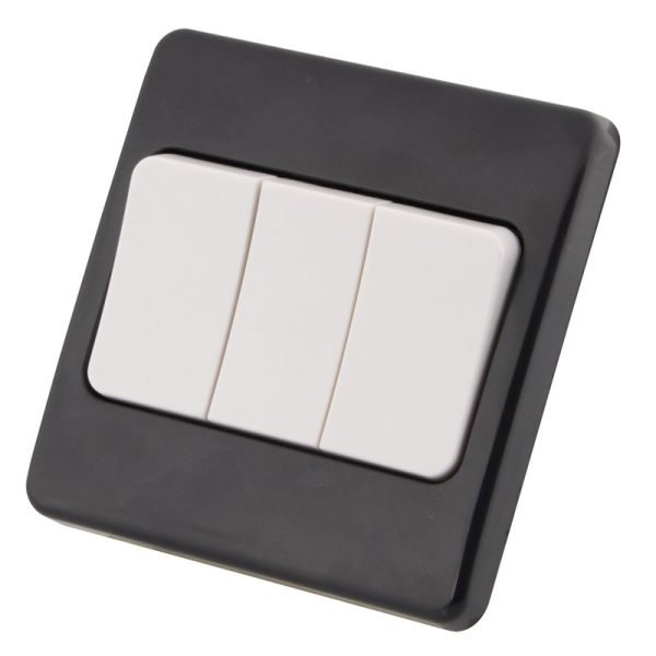 Iona Part M 3 Gang Wide Rocker Switch