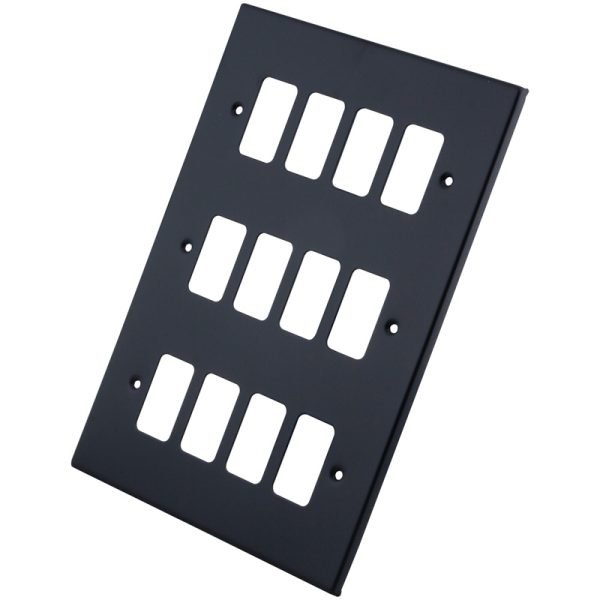Granite Blue 12 Gang Grid Plate 6103-357